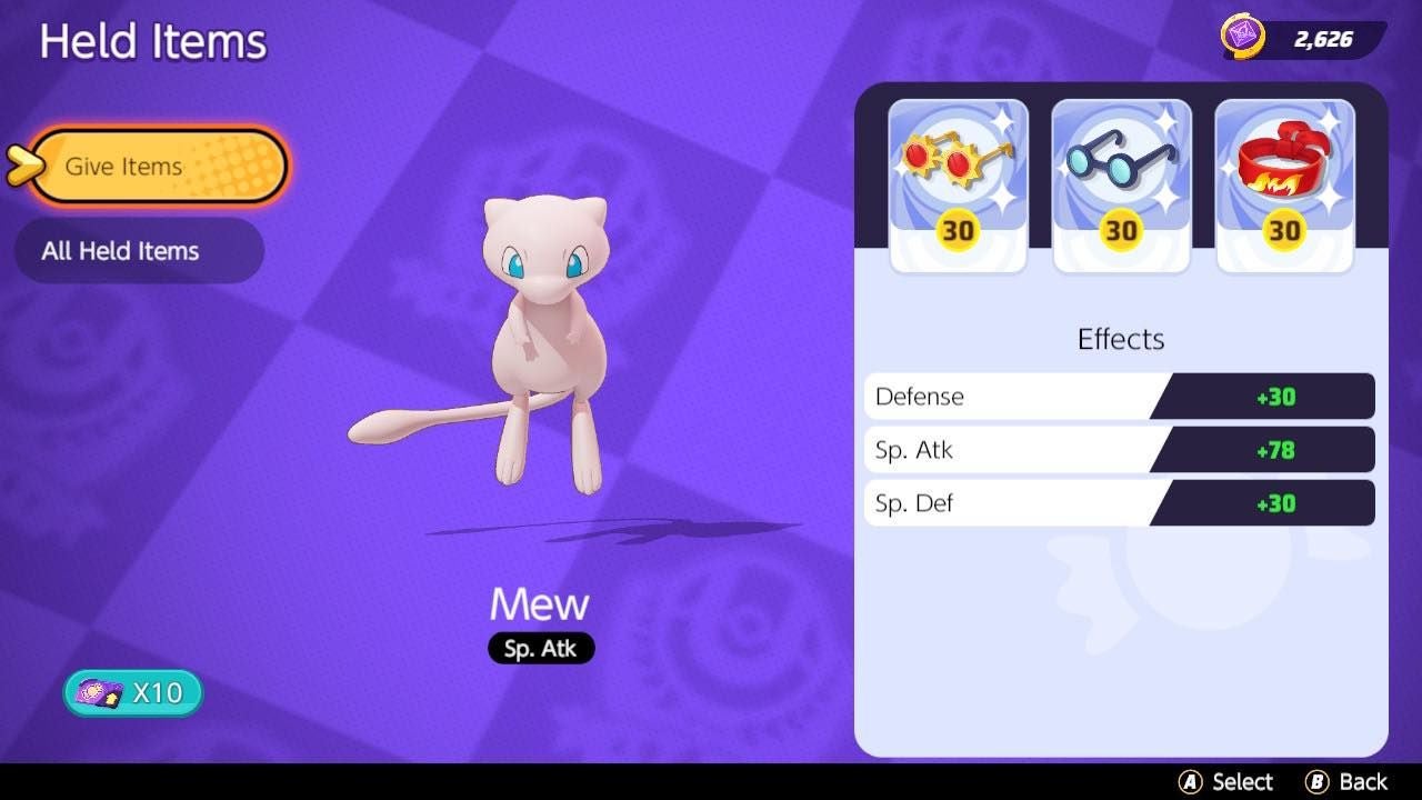 Pokémon Unite Mew build, best items and moveset